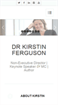 Mobile Screenshot of kirstinferguson.com