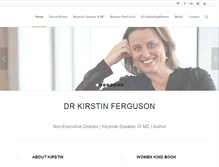 Tablet Screenshot of kirstinferguson.com